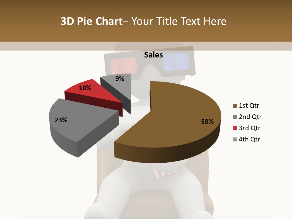 Entertainment Chair Cute PowerPoint Template