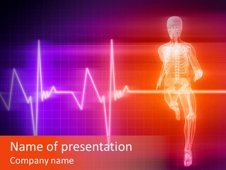 Education Disease Graph PowerPoint Template