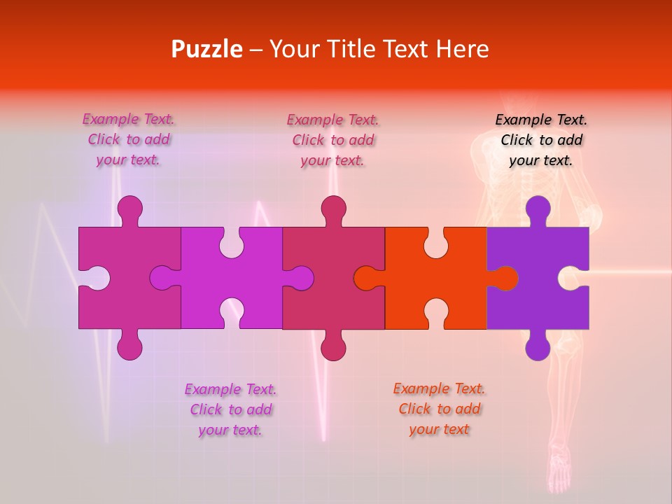 Education Disease Graph PowerPoint Template