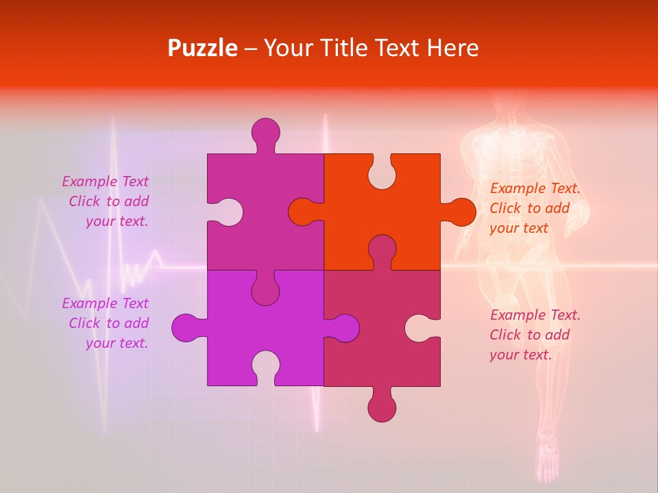 Education Disease Graph PowerPoint Template