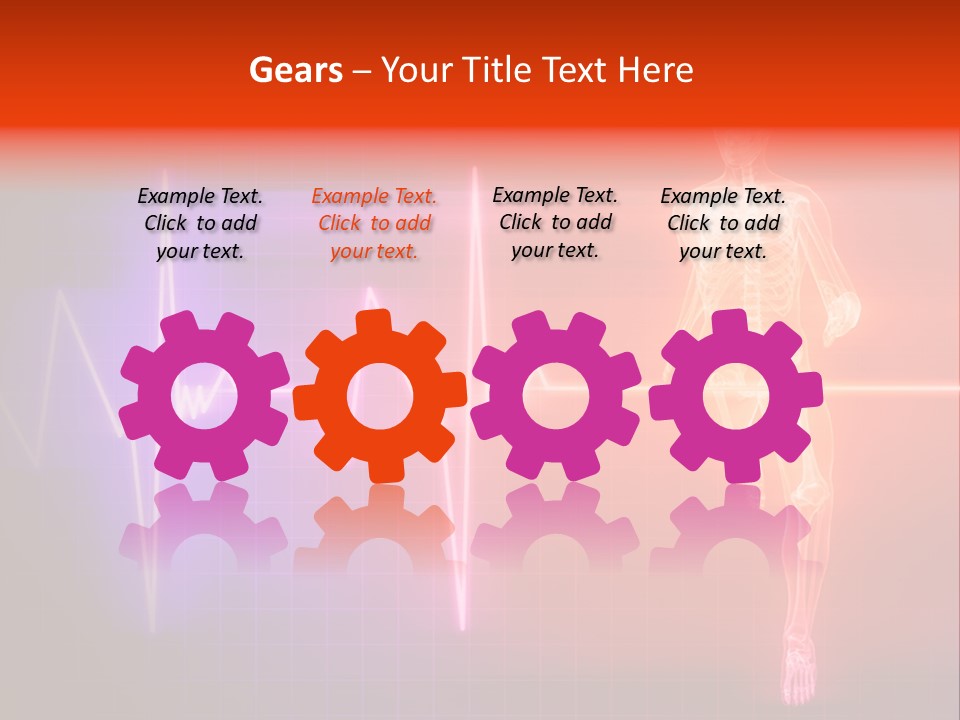 Education Disease Graph PowerPoint Template