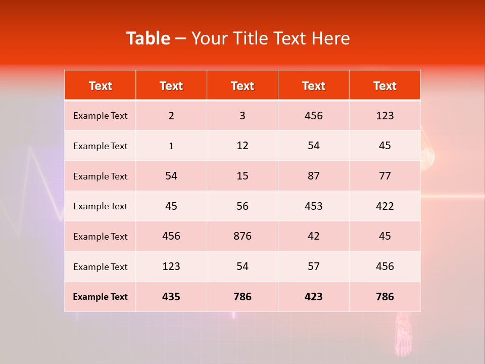 Education Disease Graph PowerPoint Template