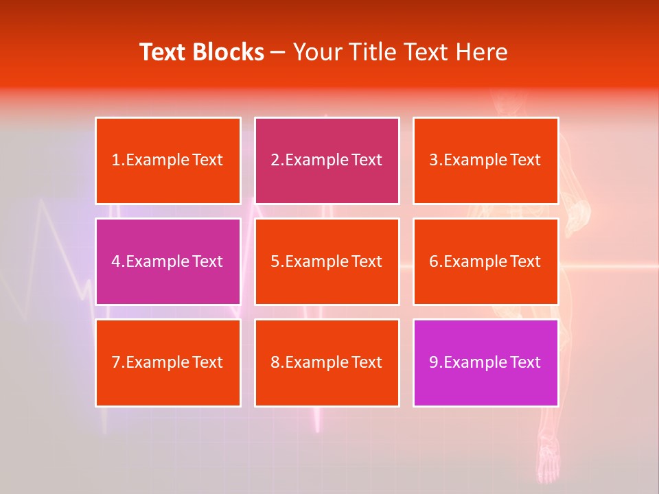 Education Disease Graph PowerPoint Template