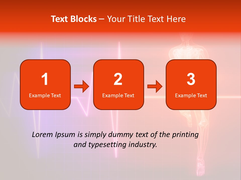 Education Disease Graph PowerPoint Template