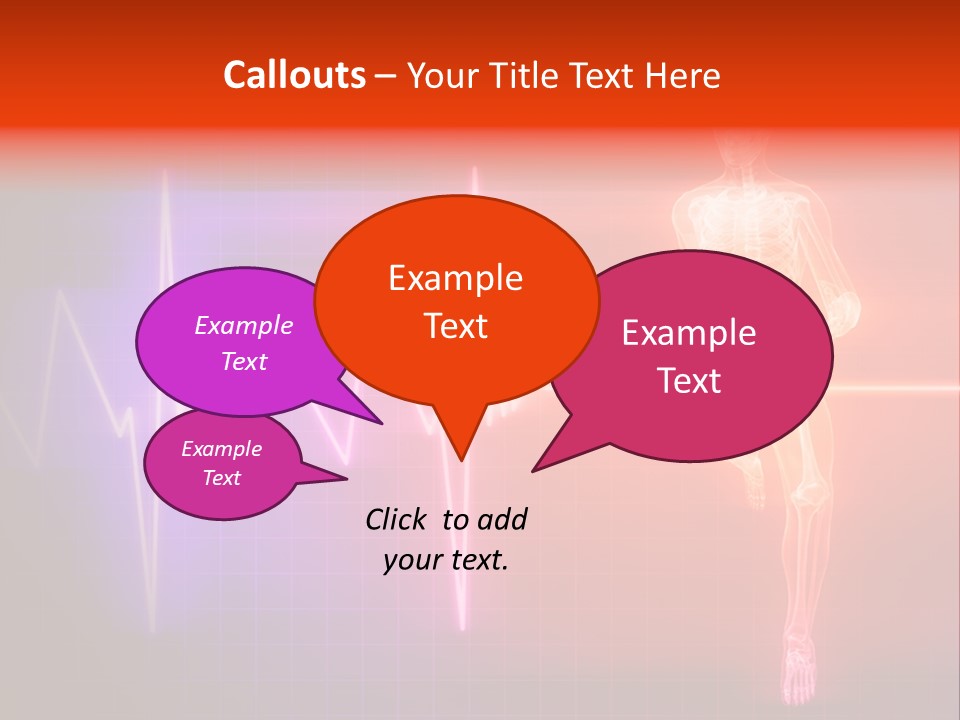 Education Disease Graph PowerPoint Template