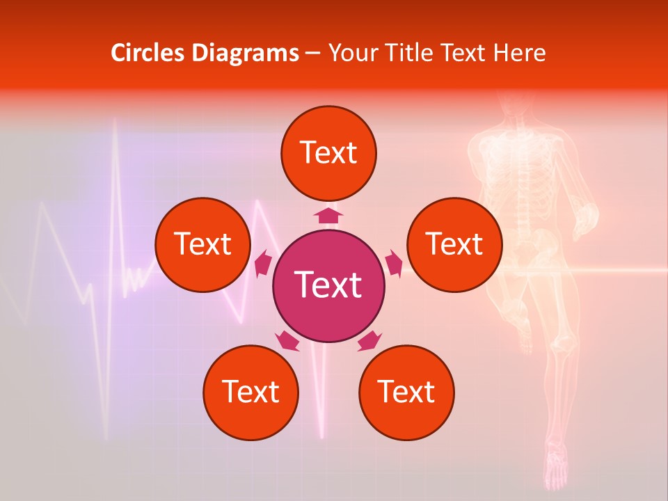 Education Disease Graph PowerPoint Template