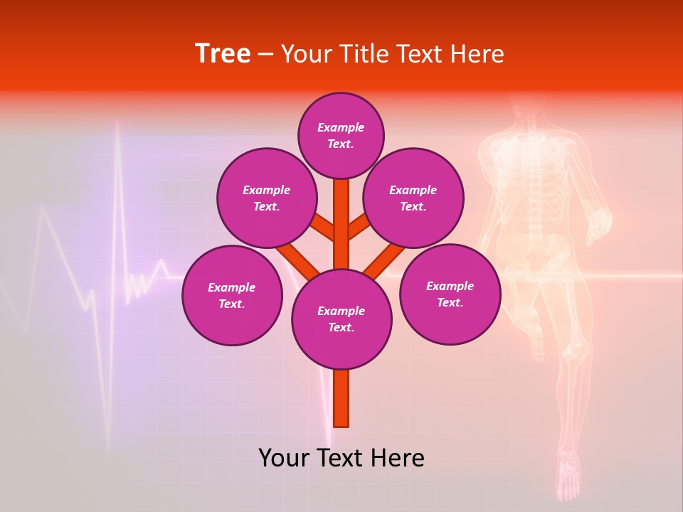 Education Disease Graph PowerPoint Template