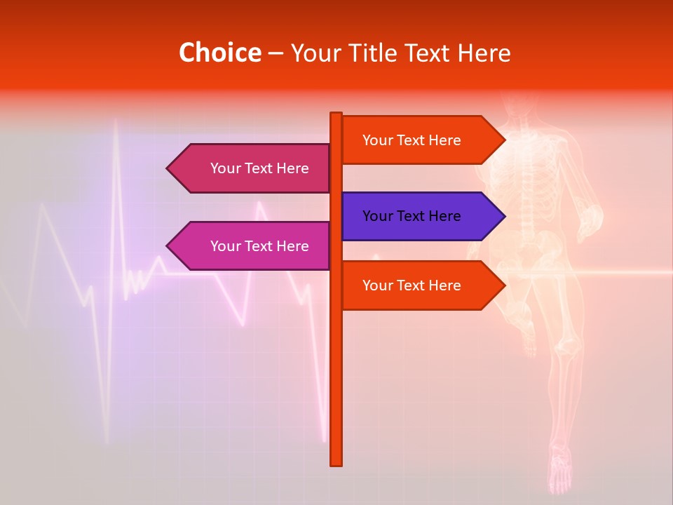 Education Disease Graph PowerPoint Template