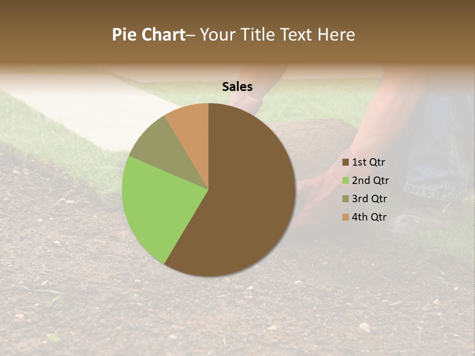 Gardening Detail Grass PowerPoint Template
