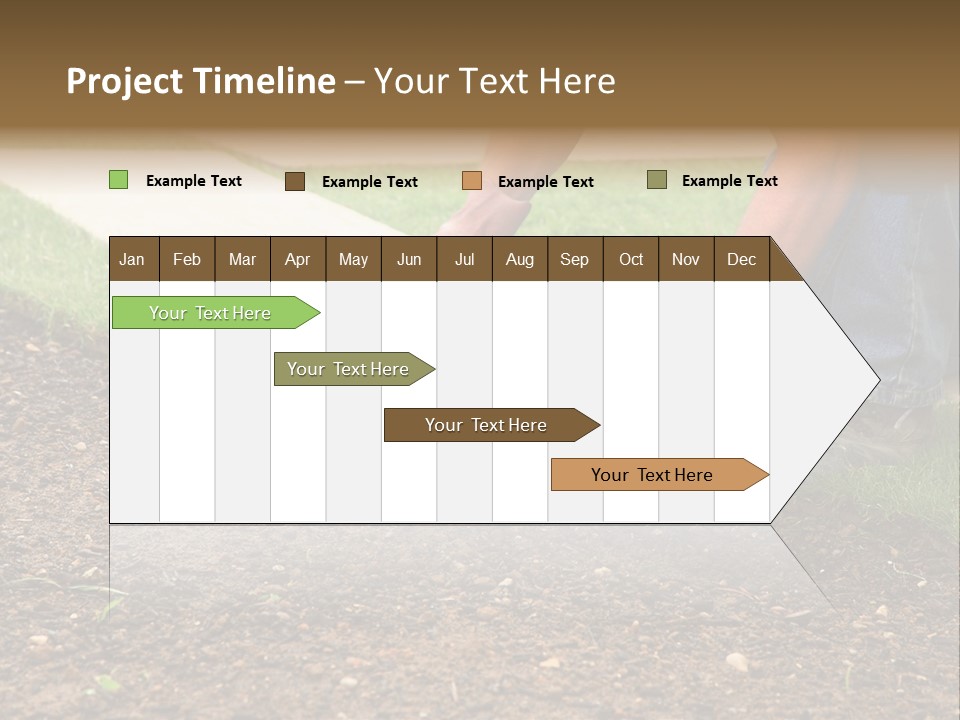 Gardening Detail Grass PowerPoint Template