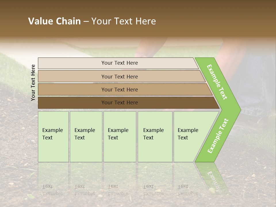 Gardening Detail Grass PowerPoint Template