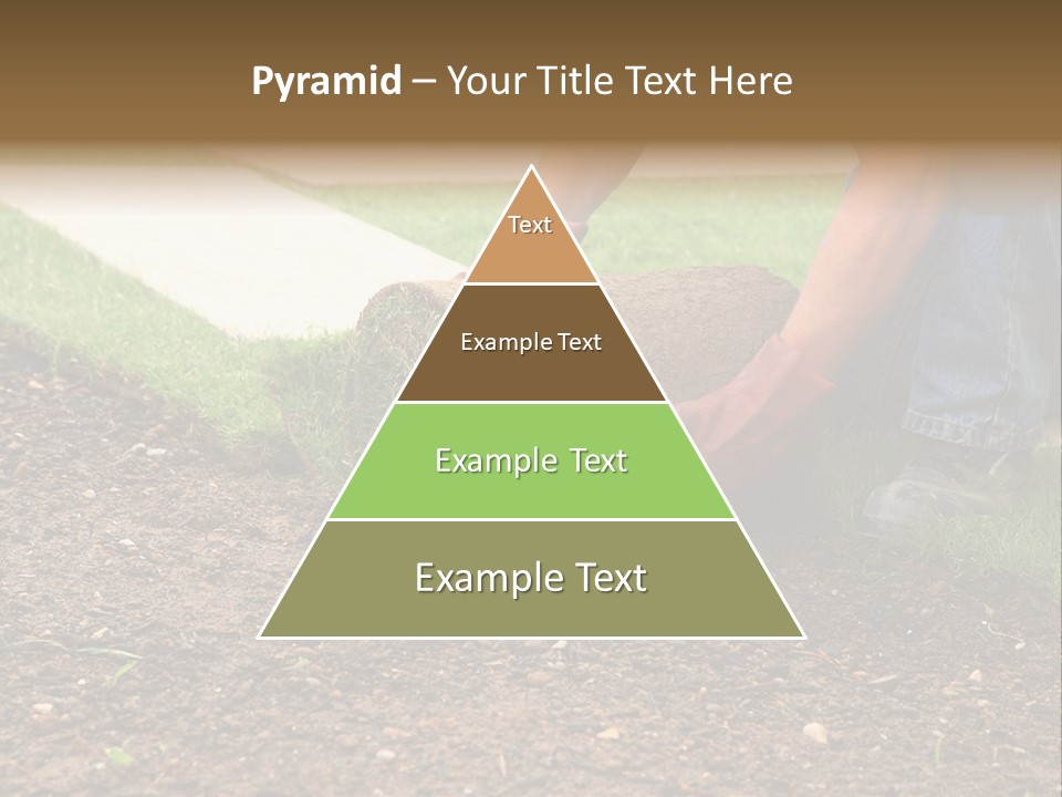 Gardening Detail Grass PowerPoint Template
