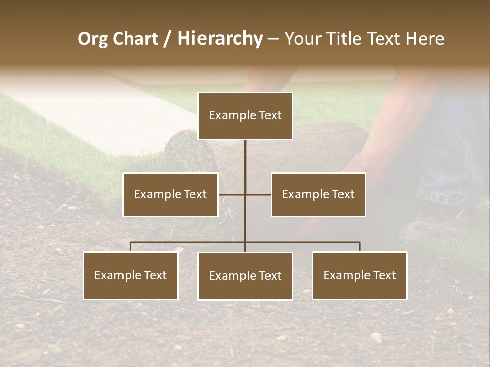 Gardening Detail Grass PowerPoint Template