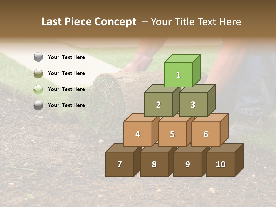 Gardening Detail Grass PowerPoint Template