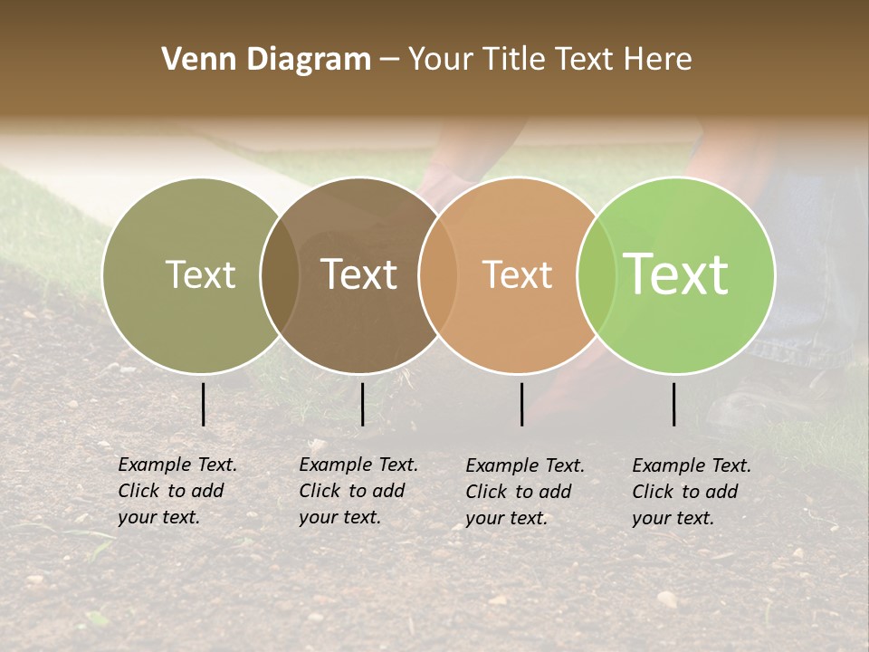 Gardening Detail Grass PowerPoint Template