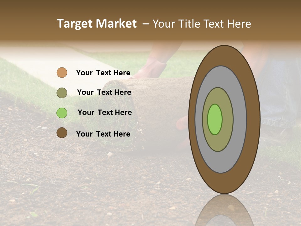 Gardening Detail Grass PowerPoint Template