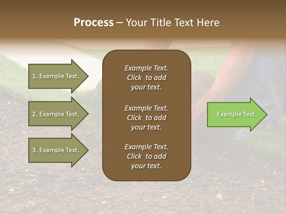 Gardening Detail Grass PowerPoint Template