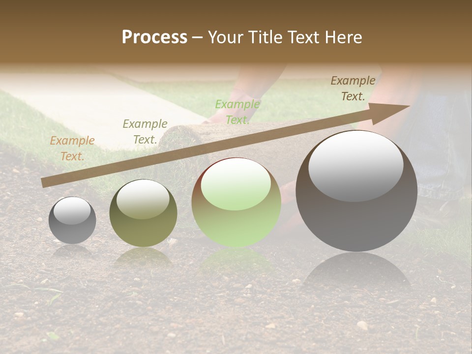 Gardening Detail Grass PowerPoint Template