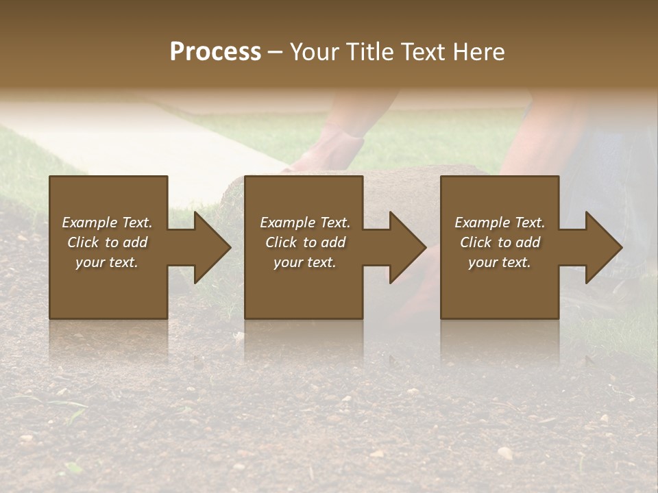 Gardening Detail Grass PowerPoint Template