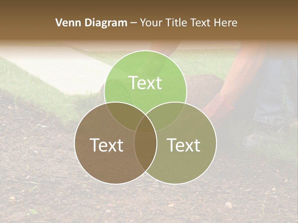 Gardening Detail Grass PowerPoint Template