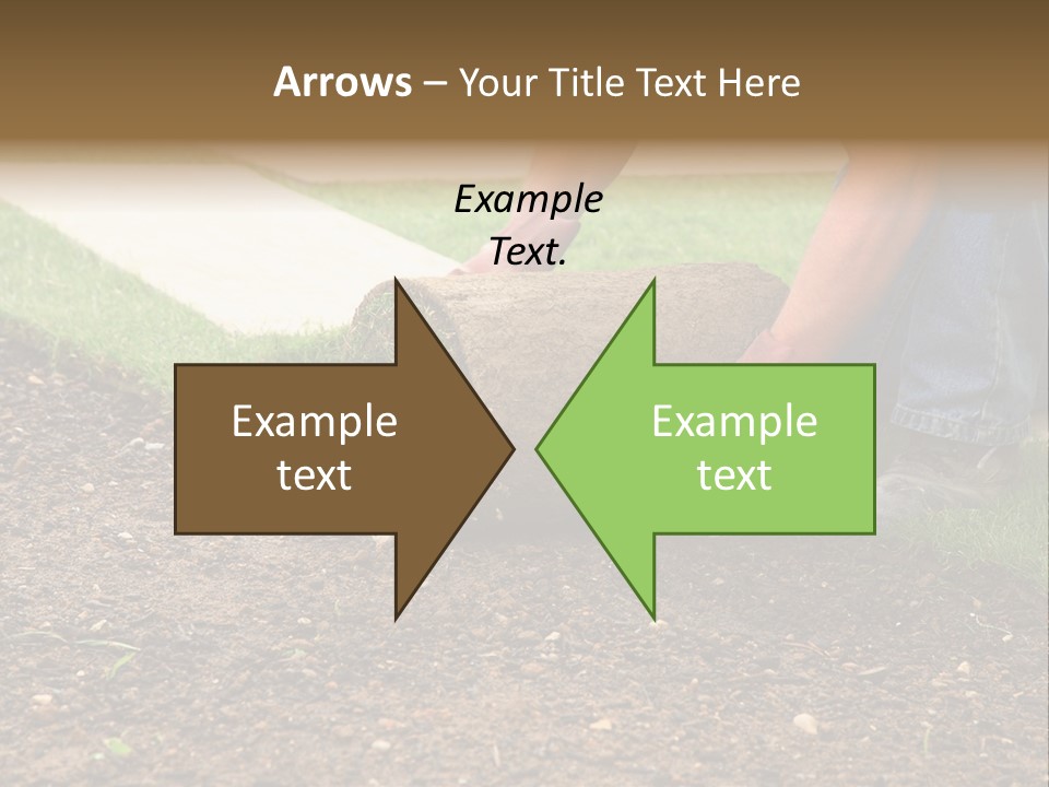 Gardening Detail Grass PowerPoint Template