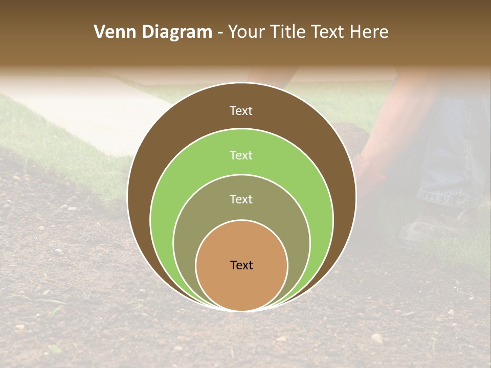 Gardening Detail Grass PowerPoint Template