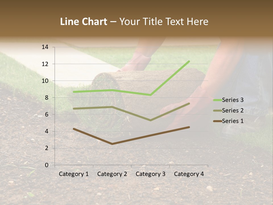 Gardening Detail Grass PowerPoint Template