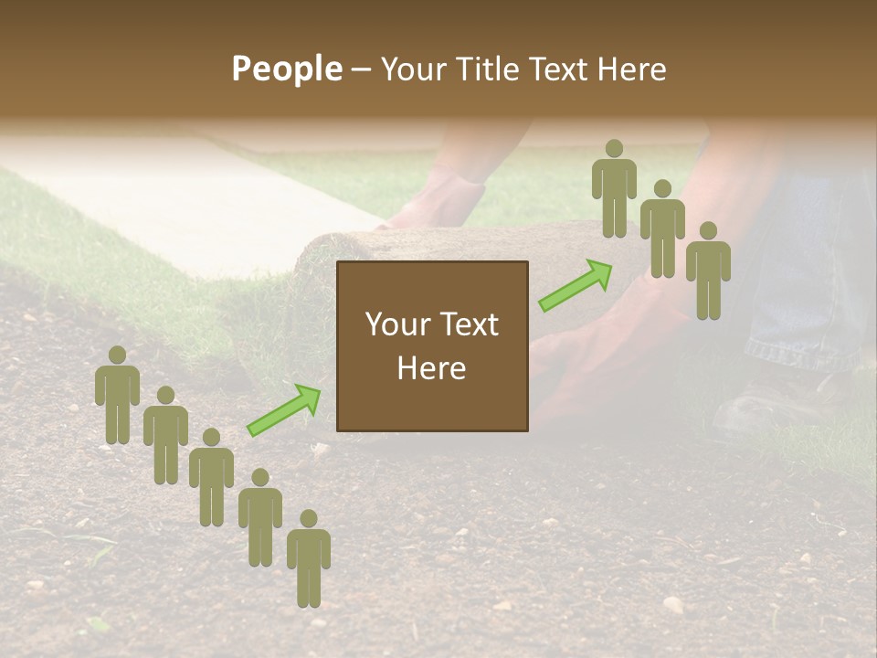 Gardening Detail Grass PowerPoint Template