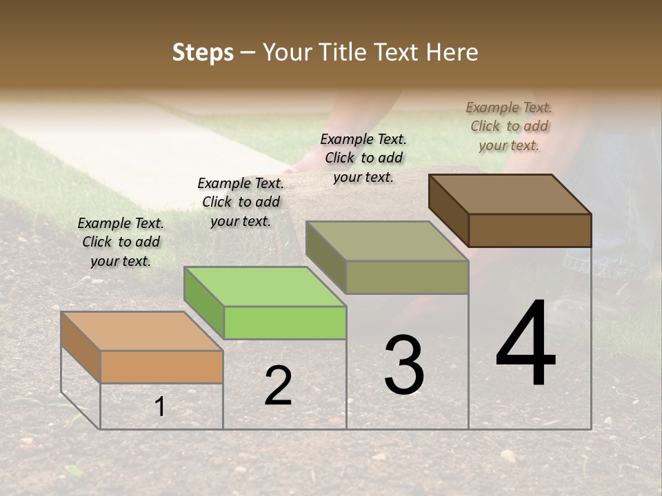Gardening Detail Grass PowerPoint Template