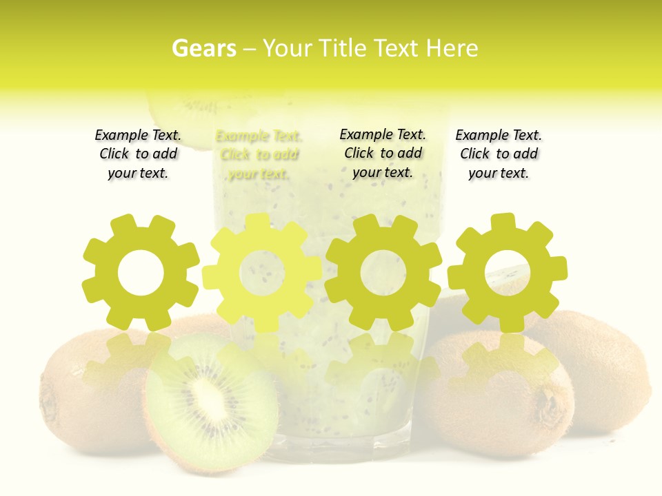 Juice Fruit Cold PowerPoint Template