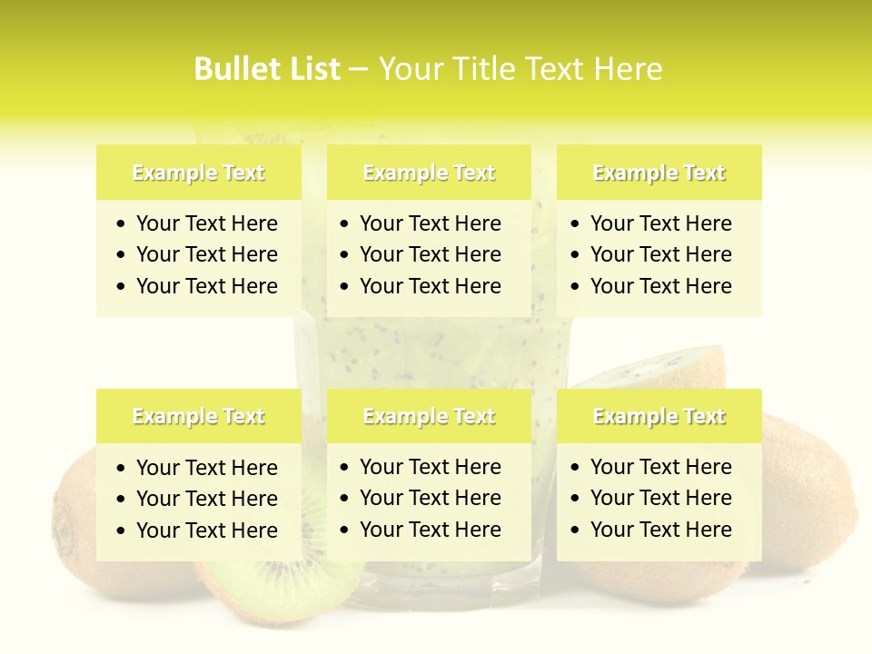 Juice Fruit Cold PowerPoint Template