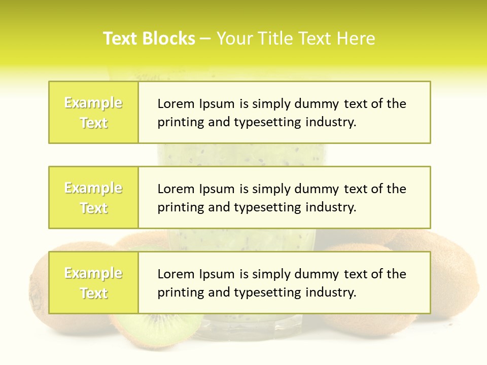 Juice Fruit Cold PowerPoint Template