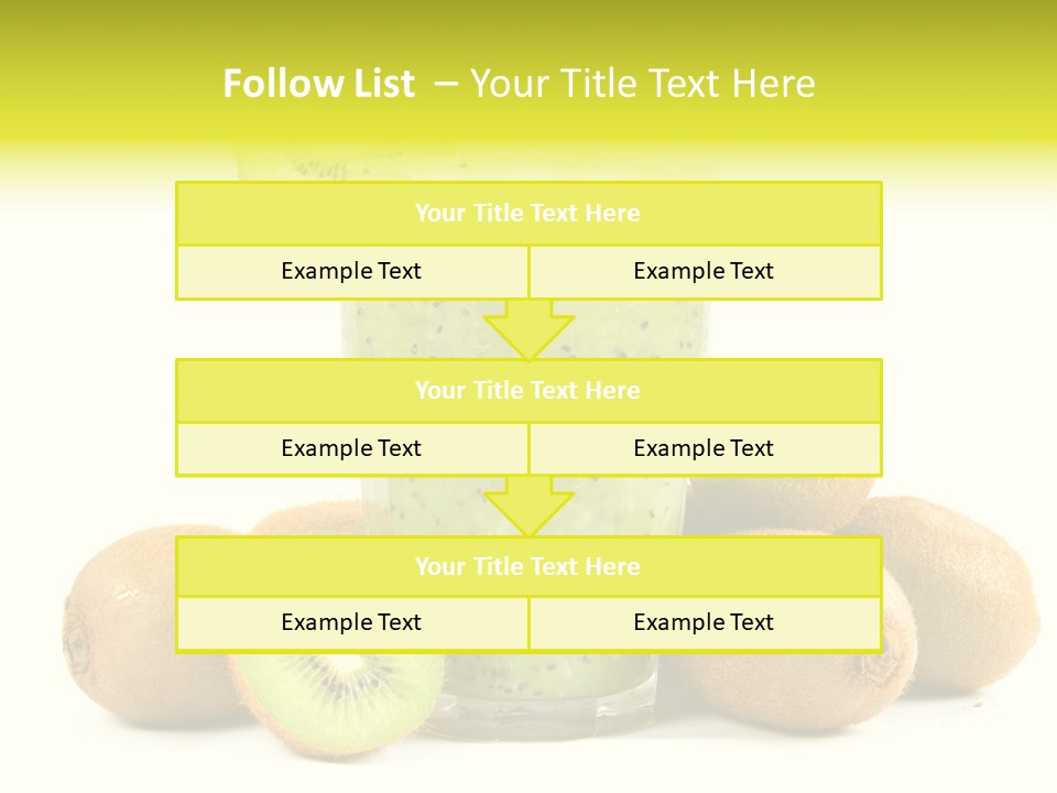 Juice Fruit Cold PowerPoint Template