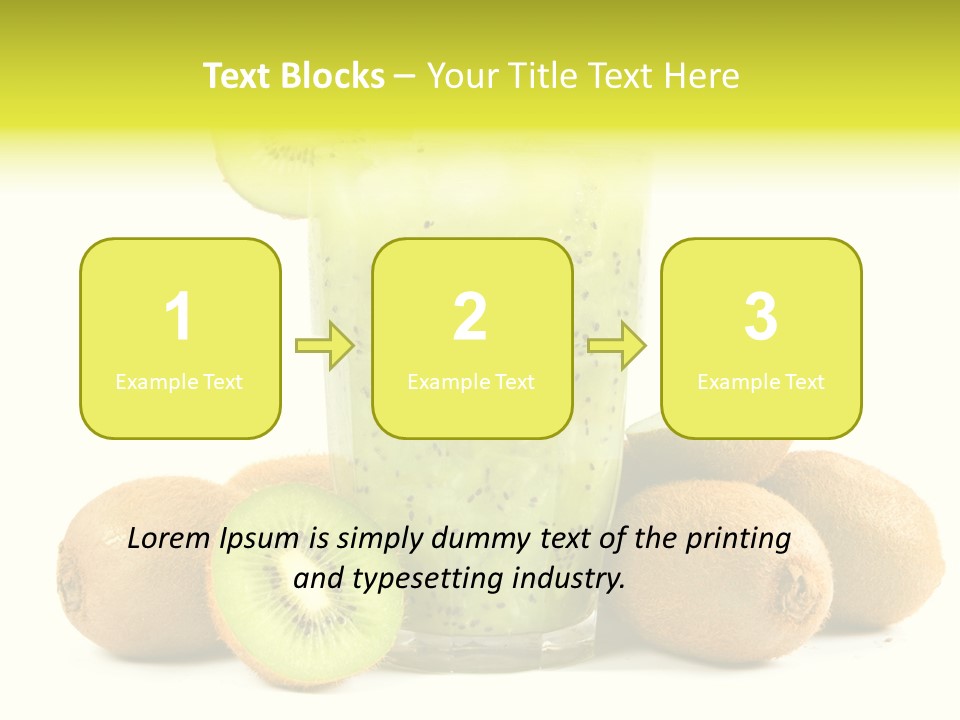 Juice Fruit Cold PowerPoint Template