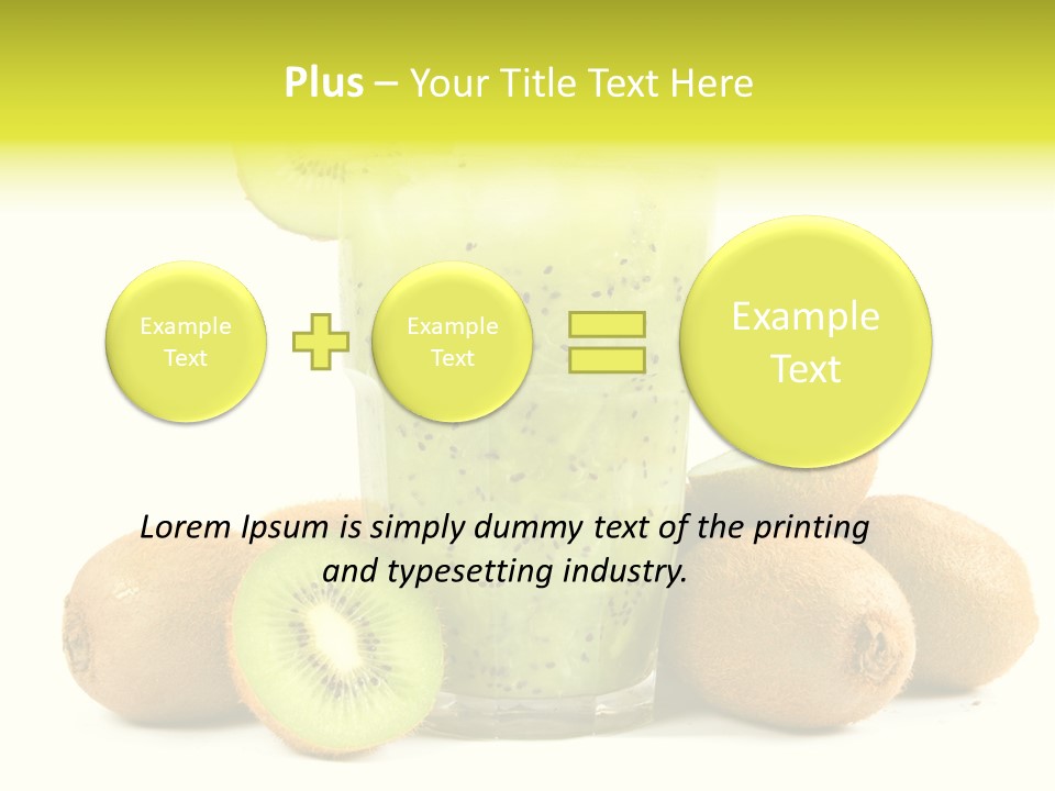 Juice Fruit Cold PowerPoint Template