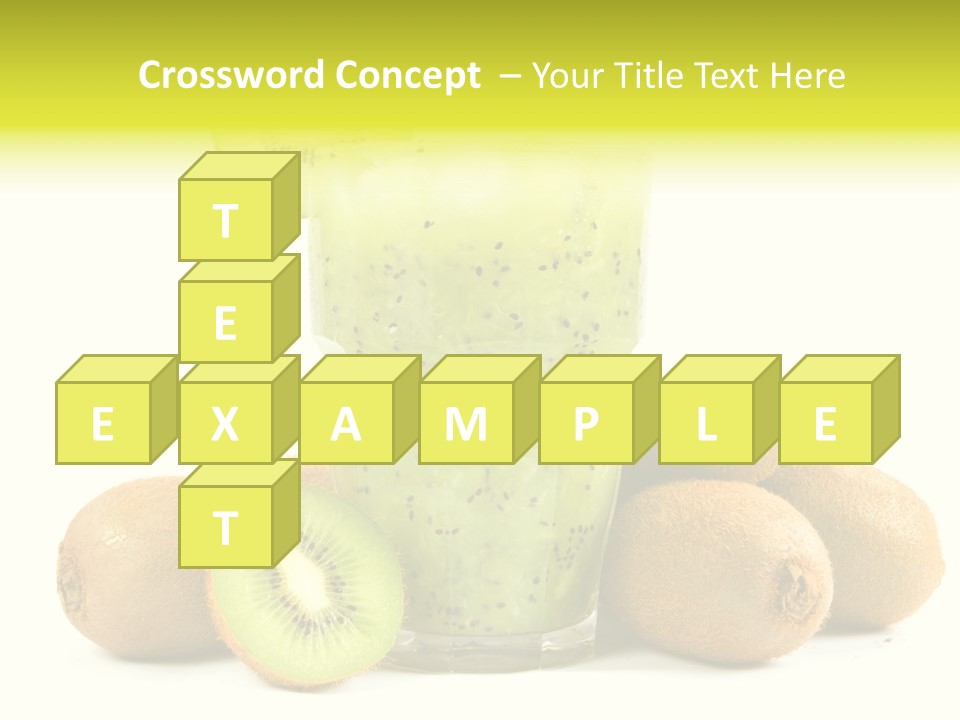 Juice Fruit Cold PowerPoint Template