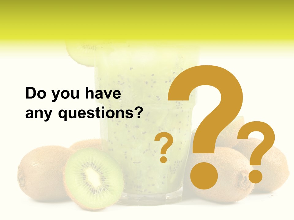 Juice Fruit Cold PowerPoint Template