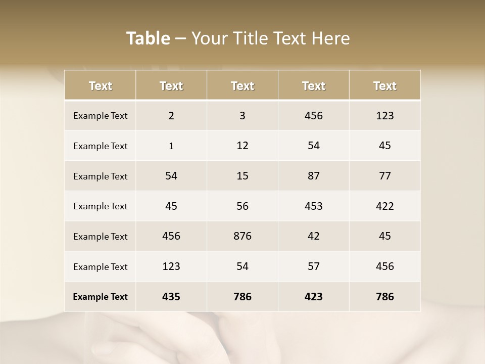 Charming Skin Human PowerPoint Template