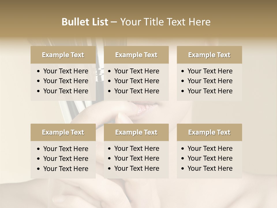 Charming Skin Human PowerPoint Template