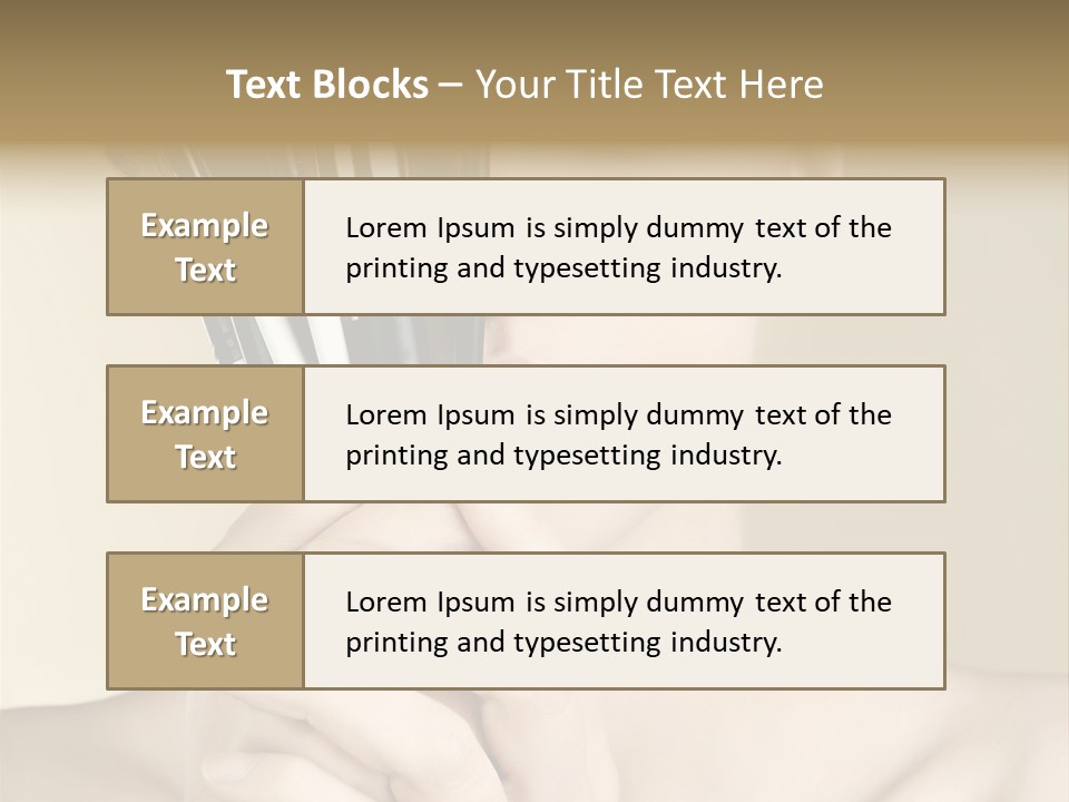 Charming Skin Human PowerPoint Template