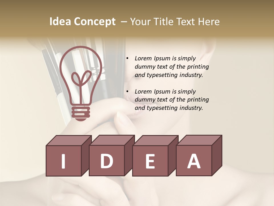 Charming Skin Human PowerPoint Template