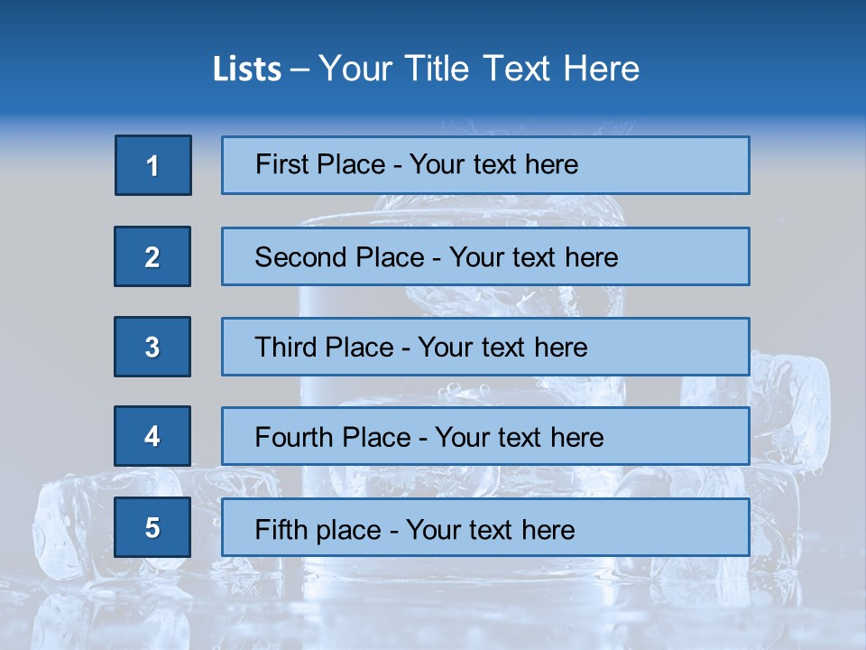 Cafe Cold Variation PowerPoint Template