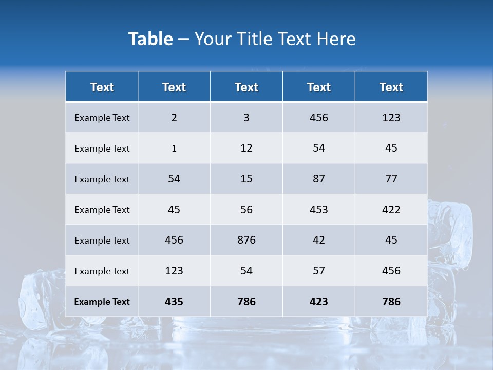 Cafe Cold Variation PowerPoint Template