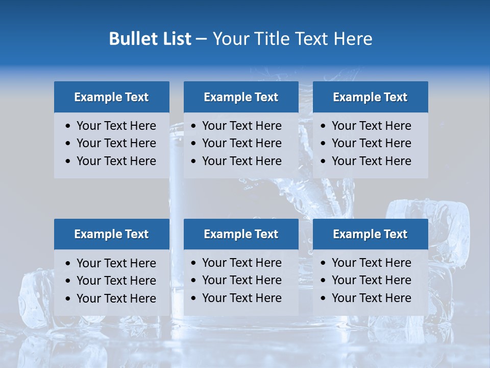 Cafe Cold Variation PowerPoint Template