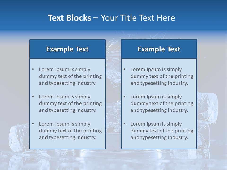 Cafe Cold Variation PowerPoint Template