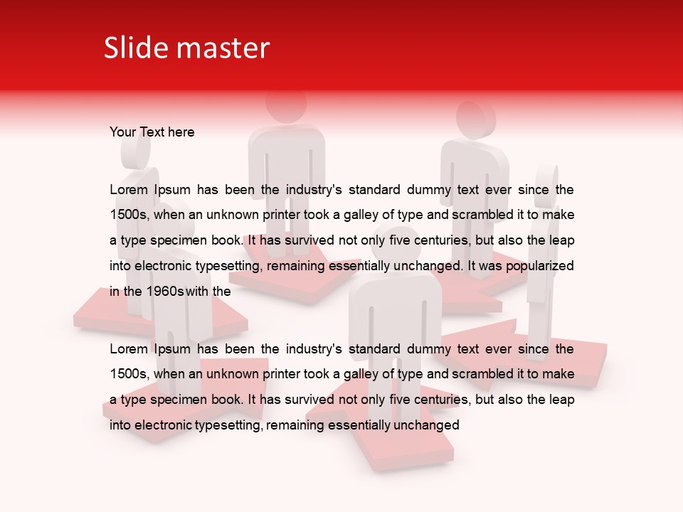 Manager Union Leader PowerPoint Template