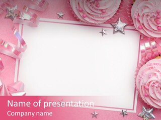 Space Paper Ribbon PowerPoint Template