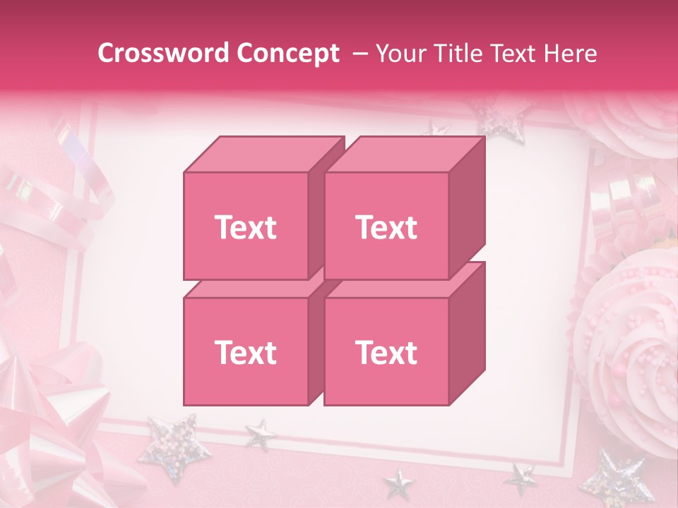 Space Paper Ribbon PowerPoint Template