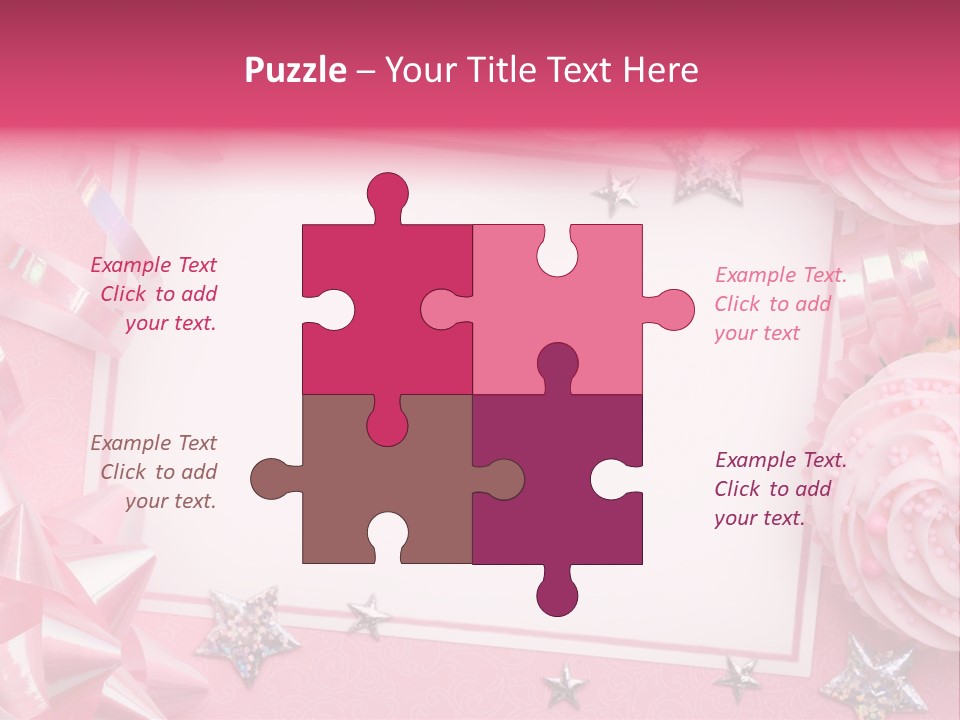 Space Paper Ribbon PowerPoint Template