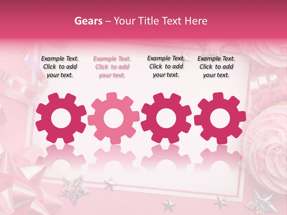 Space Paper Ribbon PowerPoint Template